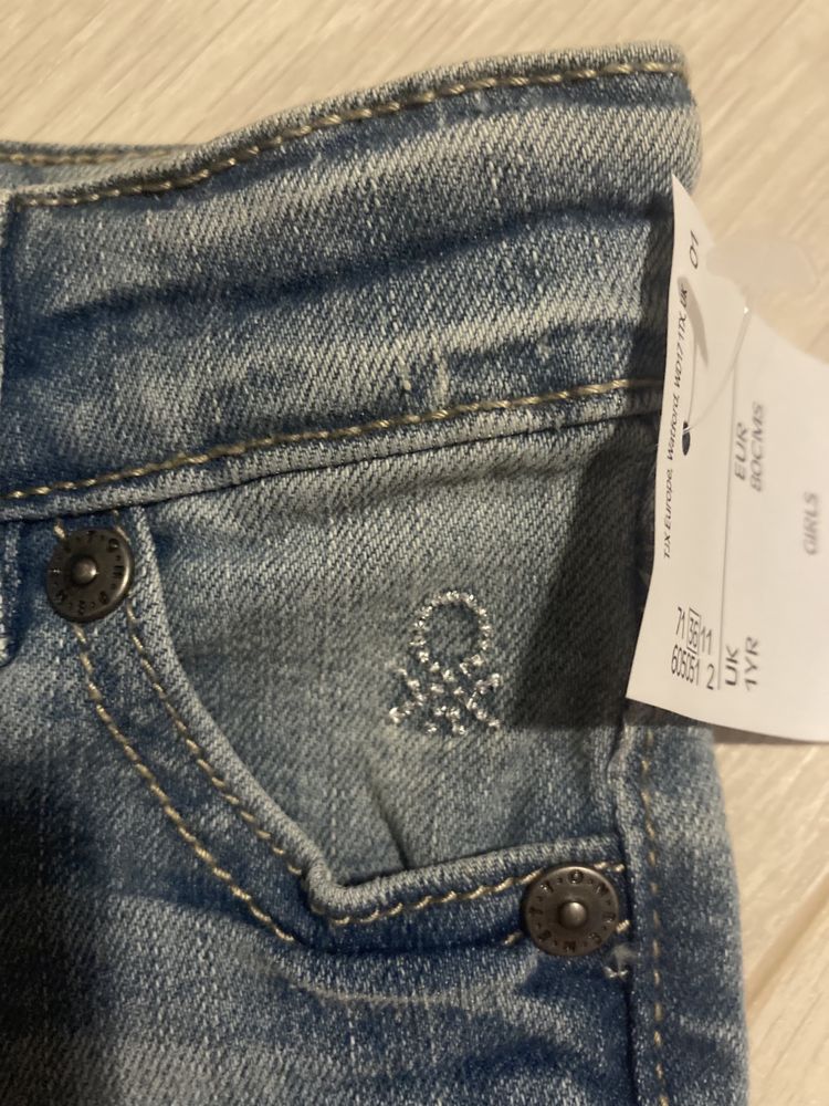 Бебешки Детски дънки Бенетон Benetton НОВИ