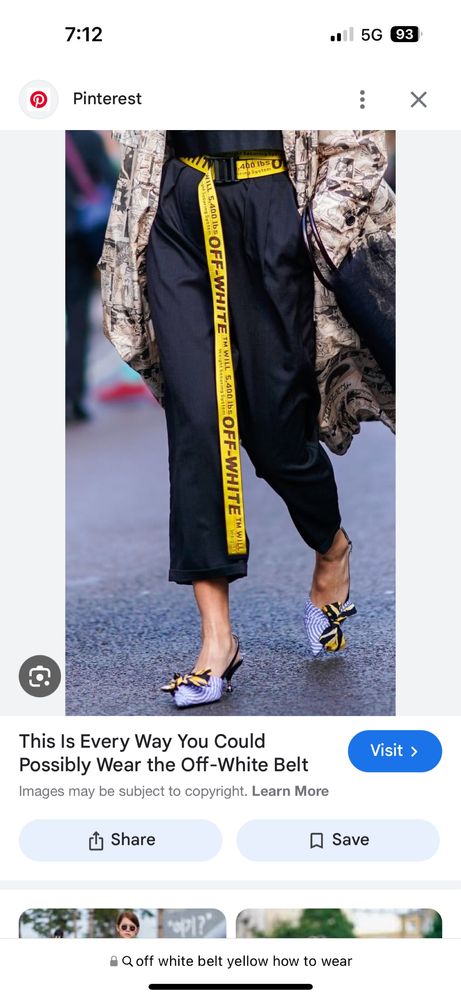 OFF-WHITE 100% оригинален колан