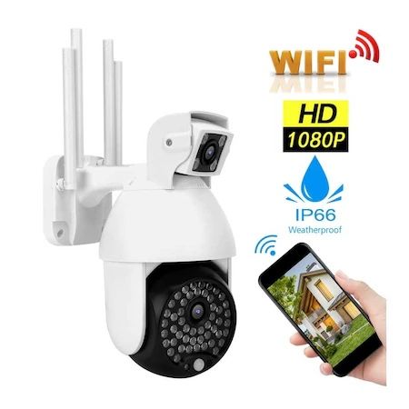 Wi-Fi / IP Smart камера CP11-50 Kynexi, Full HD, 1080p, Два обектива