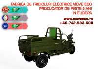 Triciclu electric Omologat (Inmatriculabil) produs la Fabrica MoveEco