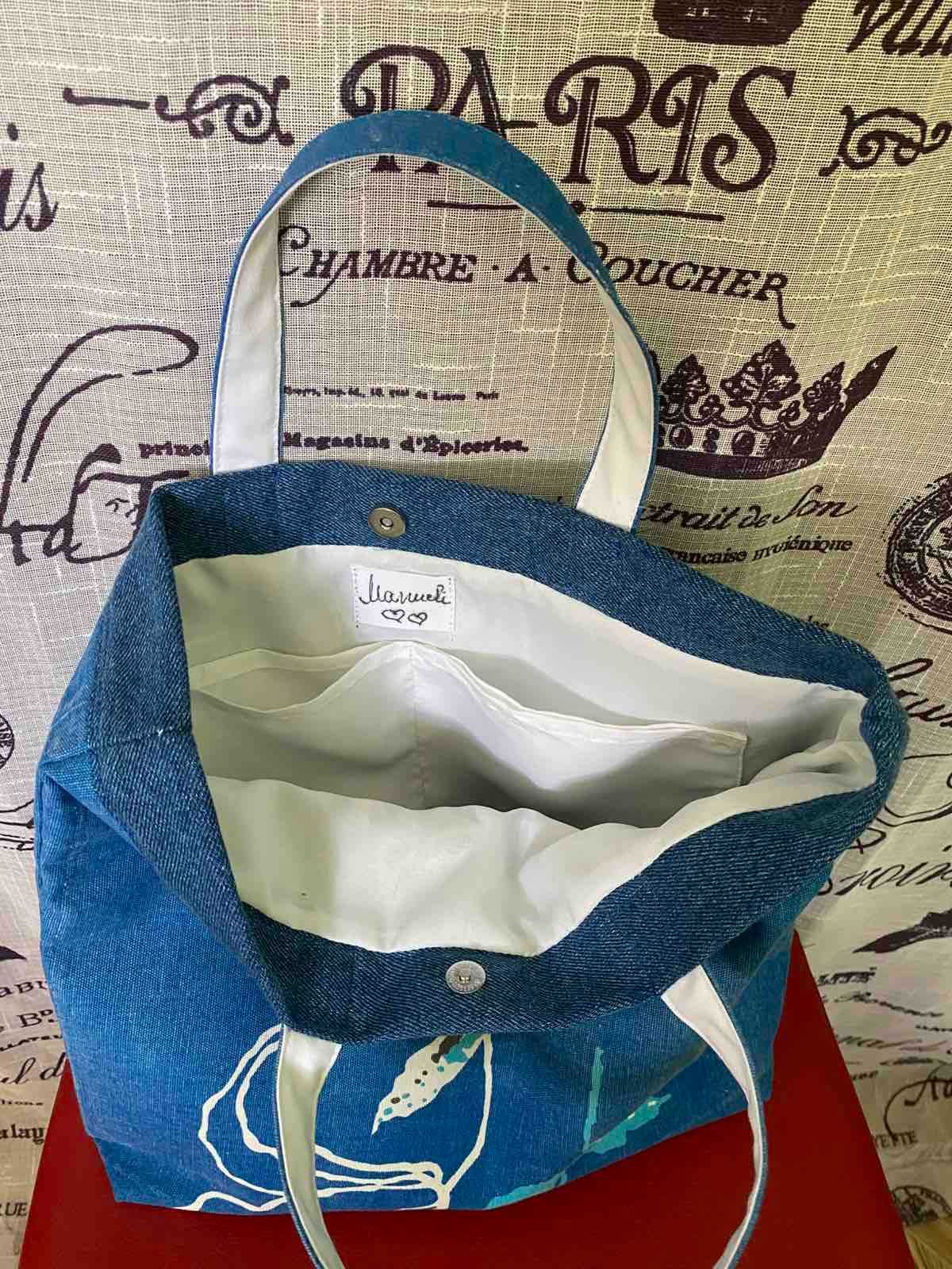Продавам чанти от плат. Нови.