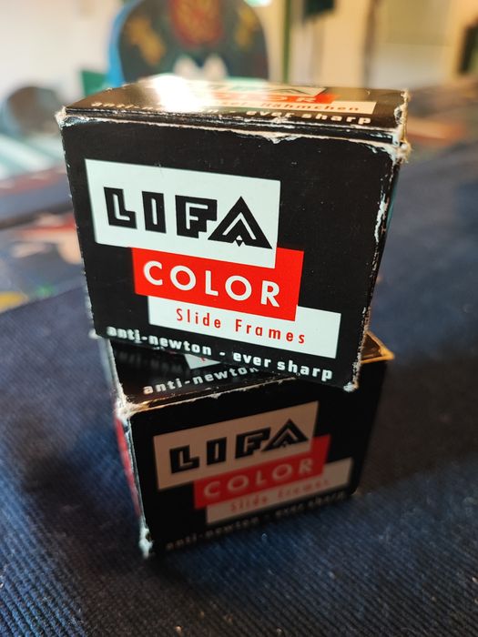 Diapozitive Diafilme rame din sticlă Lifa Color