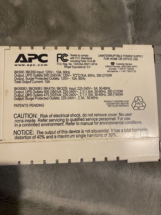 Sursa UPS  APC Back-UPS RS 500 VA, BR500i