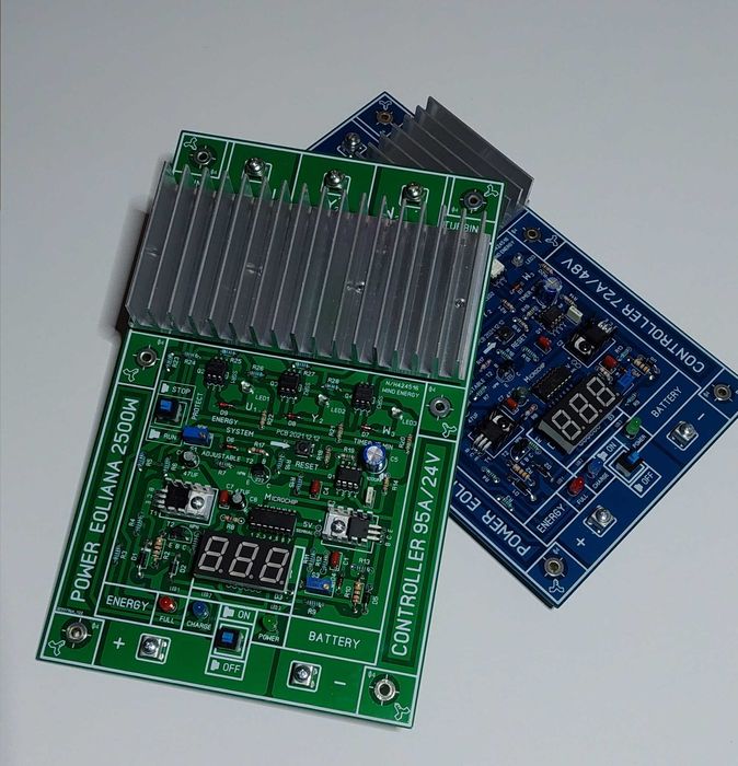 Regulator Eoliana  24 V  - 2500 W   sau  48 V  -  4000 W.