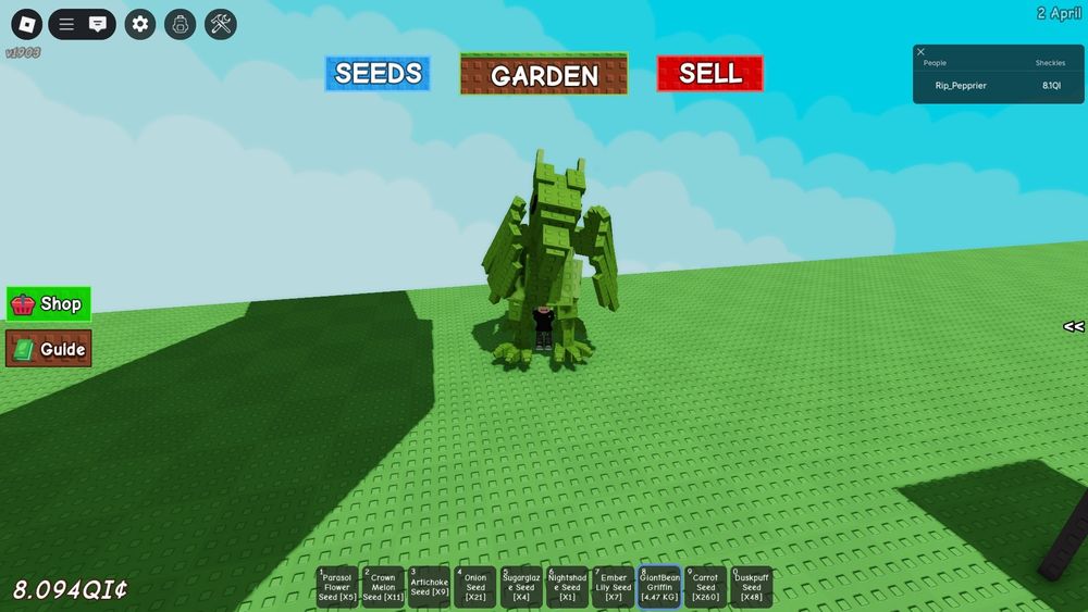 Продам петов в Grow a Garden