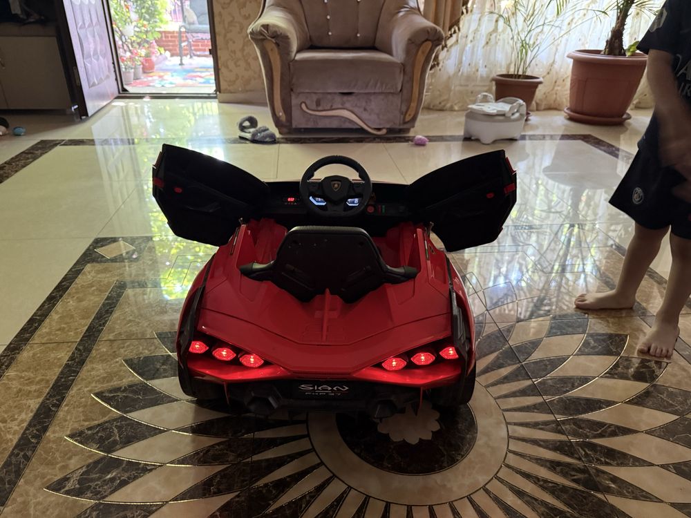 Lamborghini Sian masina de jucarie si Motor cu 3 roti electric