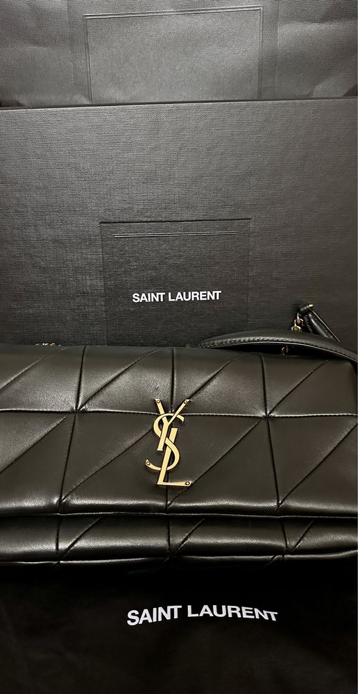 Ysl Puffet Black сумка