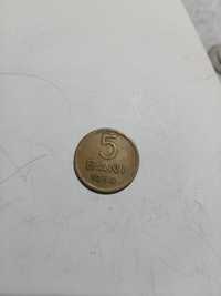 Moneda 5 bani din 1954