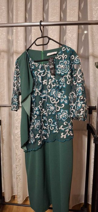 Rochie verde, mărimea 50-52
