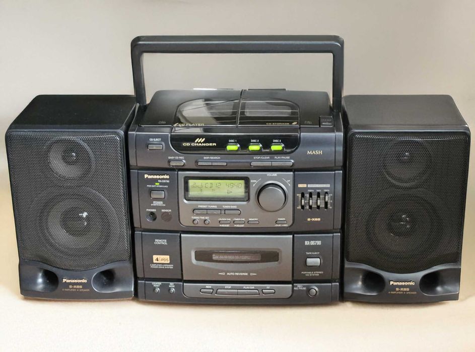 Panasonic RX-DS790 Boombox CD-changer, Radio, telecomanda