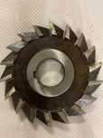 Freză disc 100x12x26 mm HSS, dinți înclinați stânga