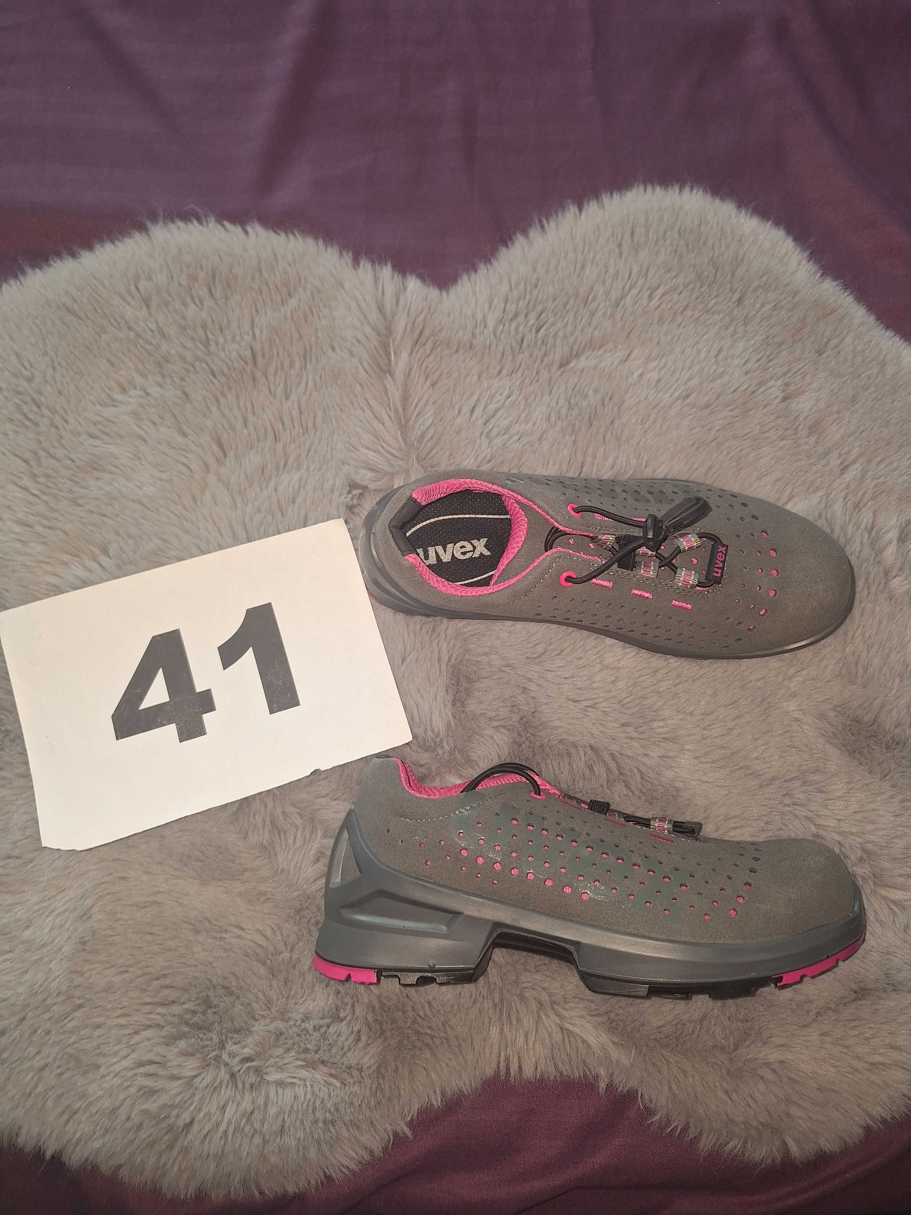 pantofi uvex 41 gri/roz noi