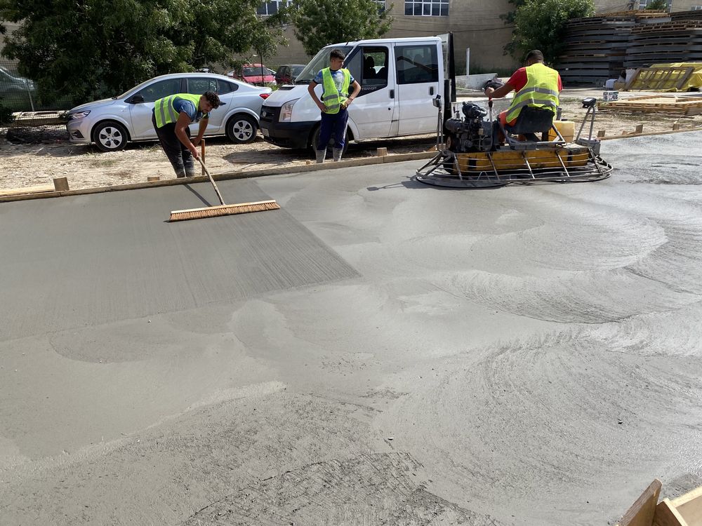 Beton finisat si elicopterizat mecanic