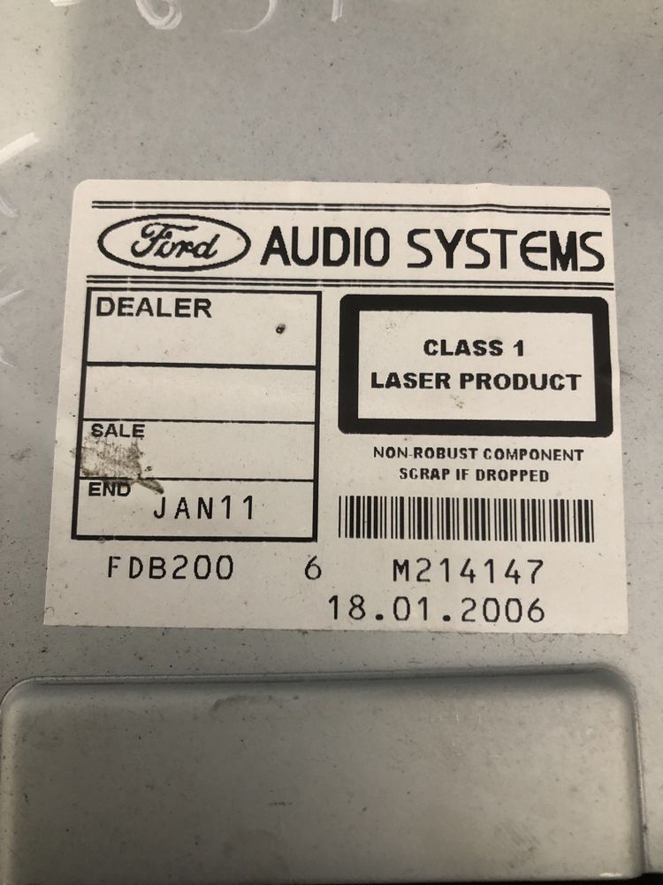 Radio CD Ford Fiesta 2005-2008