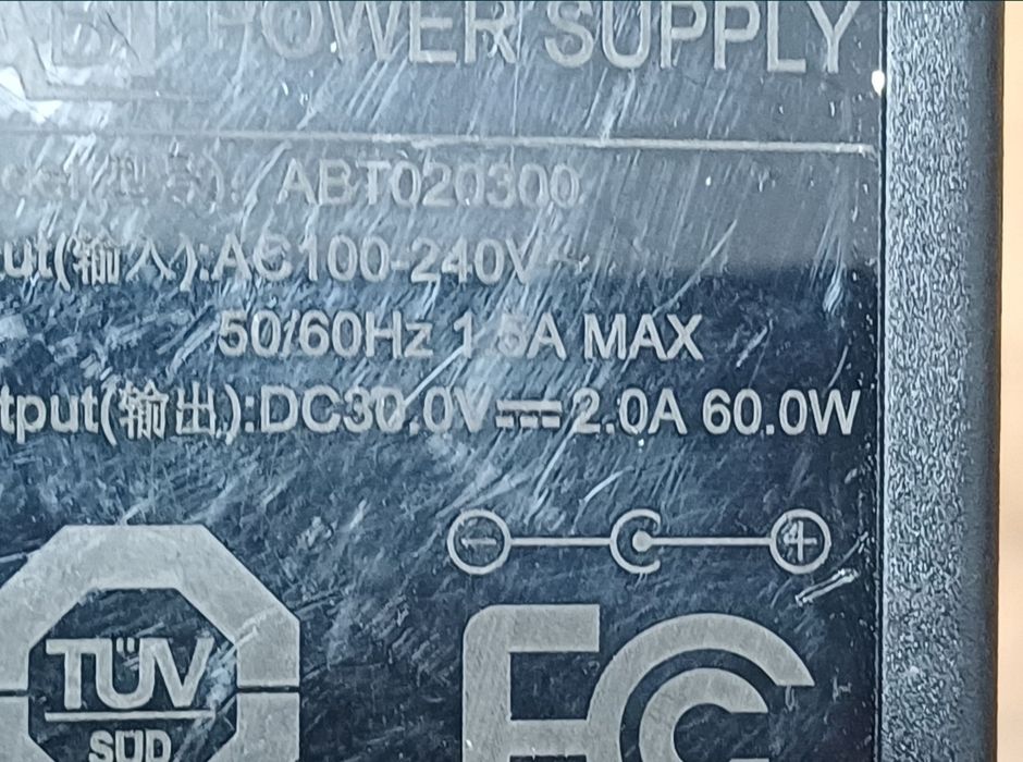 Alimentator 30v 2A pentru boxa audio. Mufa 5,5 / 2,5

#11