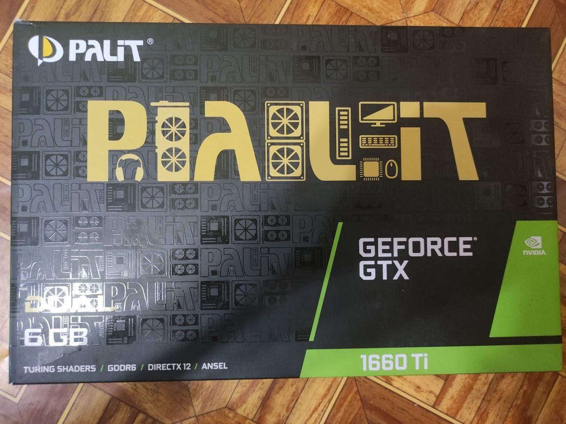 Продам видеокарту Palit 1660TI