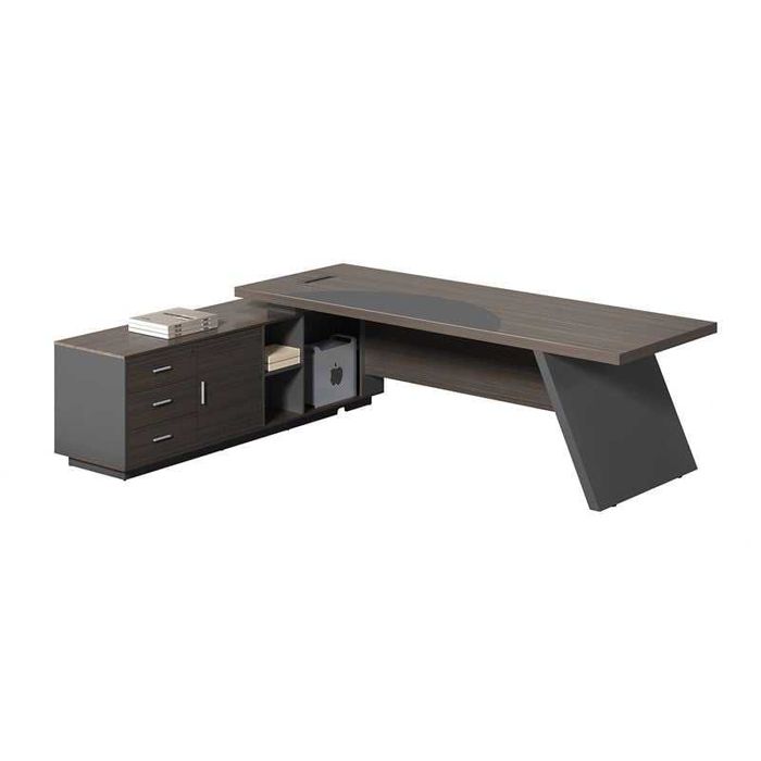 Бюро, Desk, Орех, Пдч, 180х180х160см.