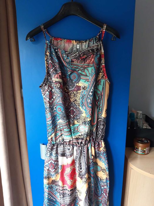 Rochie lunga multicolora, marimea S/M