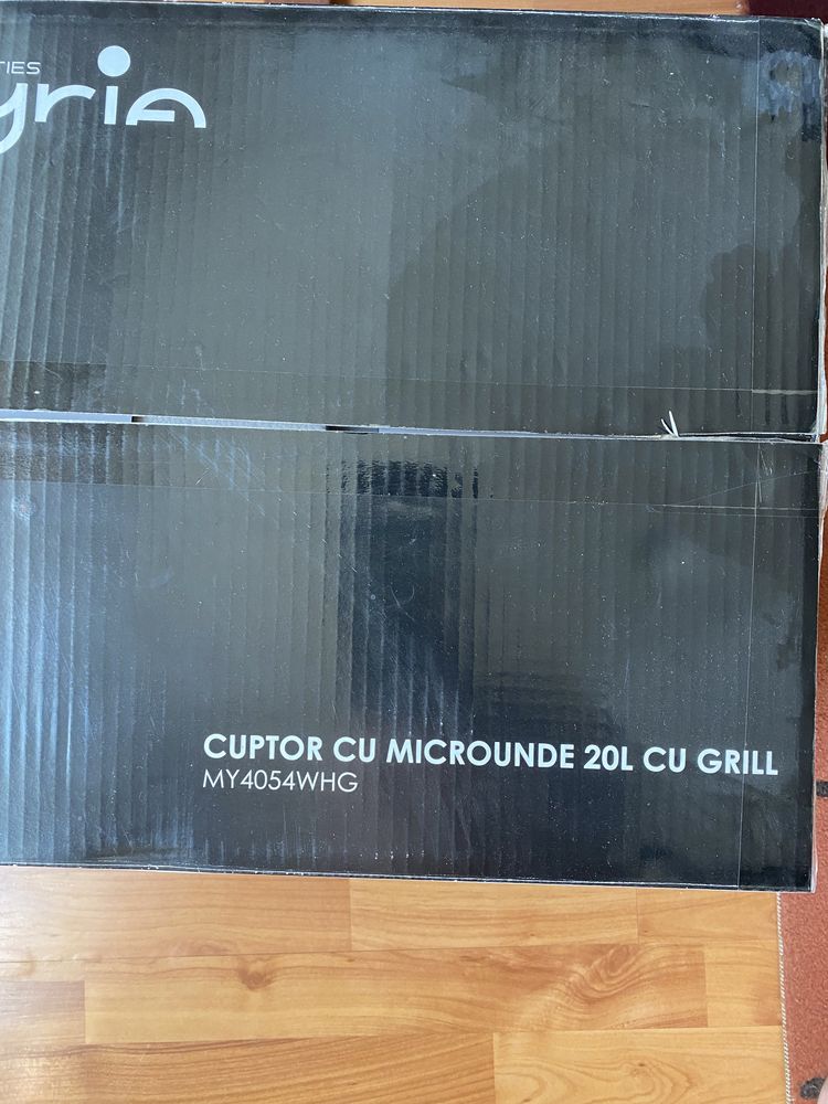 Cuptor microunde cu grill MYRIA MY4054WHG, 20l, 700W