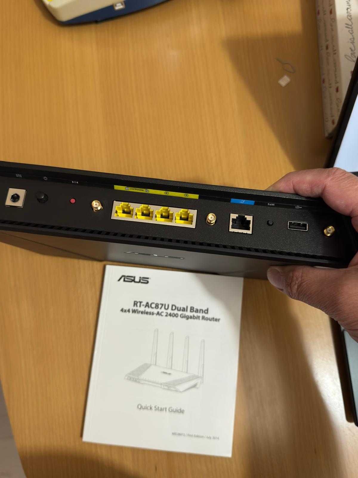 Vand router ASUS RT-AC87U dual band 4x4 wireless