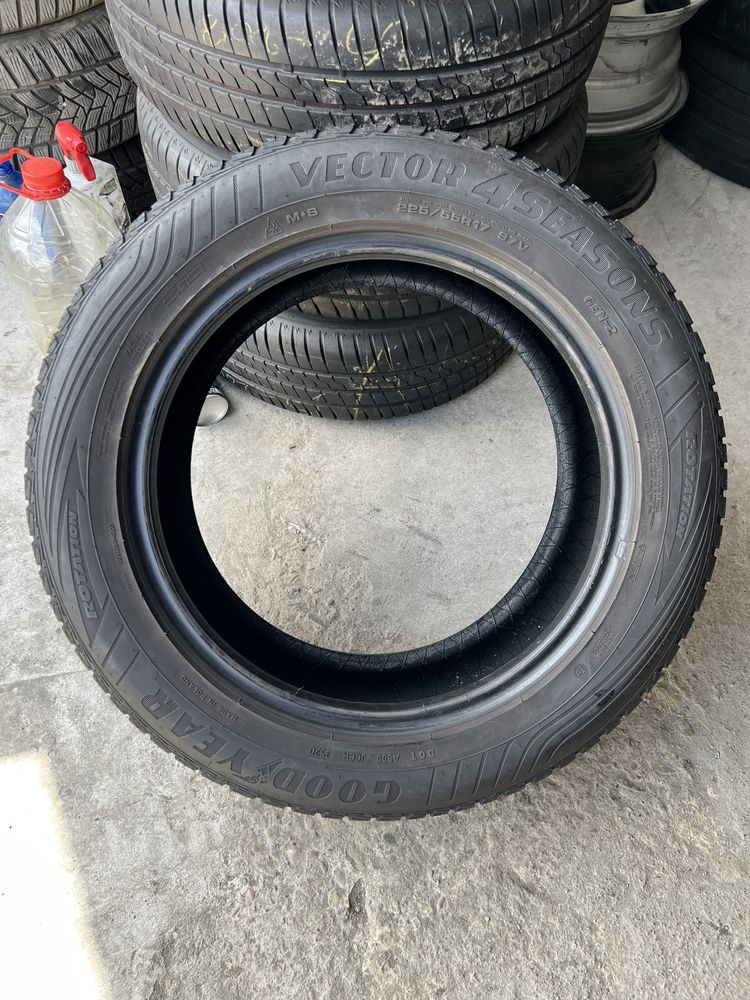 4 anvelope M+S 225/55/17 Goodyear 2020!