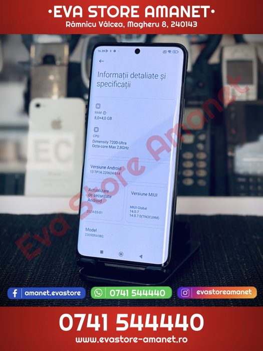 XIAOMI Redmi Note 13 Pro+ 5G Midnight Black 256GB 8GB RAM Dual SIM