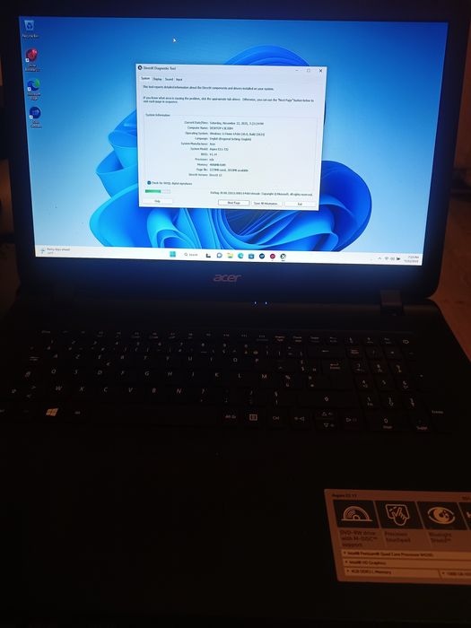 Vând leptop Acer aspire e5 17