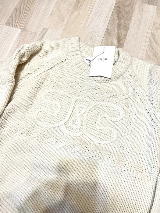 Celine Paris Дамски Пуловер Нов