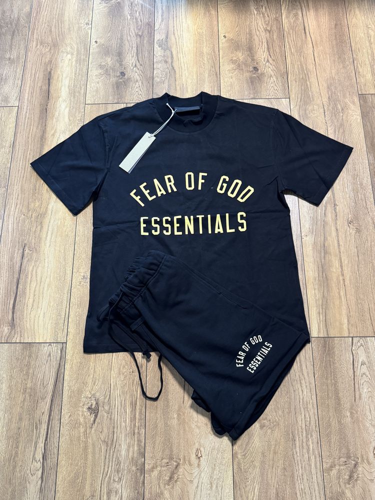 Fear of God "Essentials" Black Summer Set