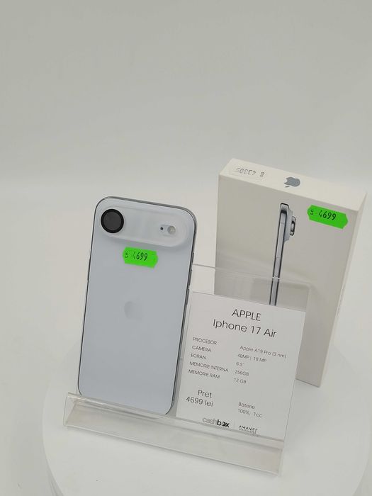 Iphone 17 Air Sky Blue Garantie 24 Luni CashBox