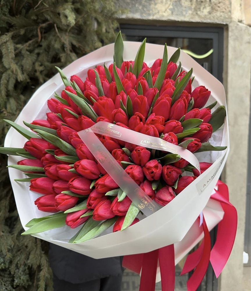 роза тюльпан евробукет доставка Астана розы тюльпаны клубника