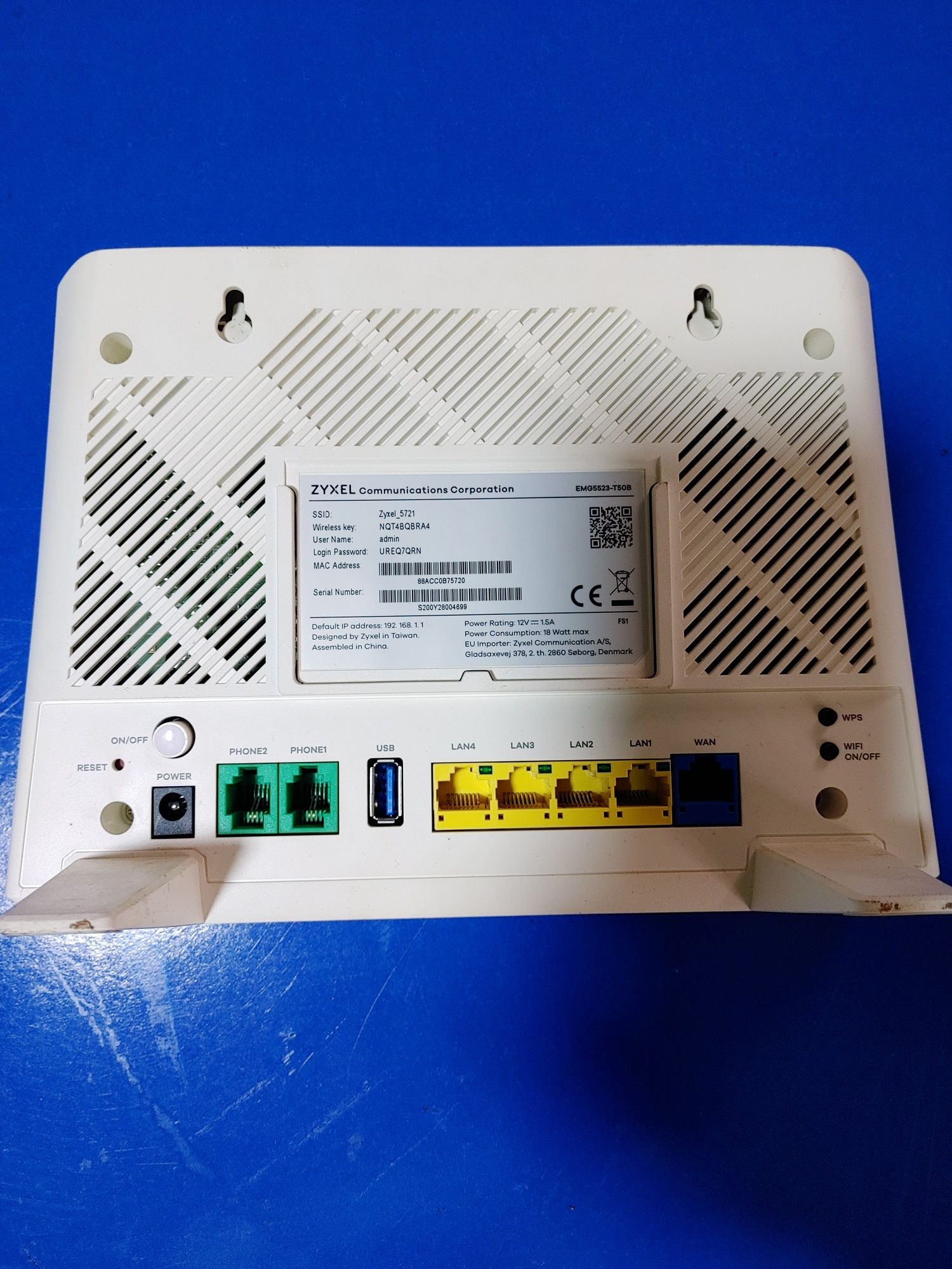 Wi fi роутер zyxel