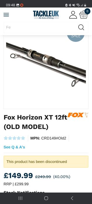 Lansete crap fox horizon x4, x3, xt/ eos pro,