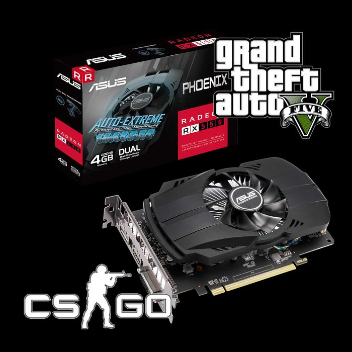 Videokarta rx 550 4gb ddr5