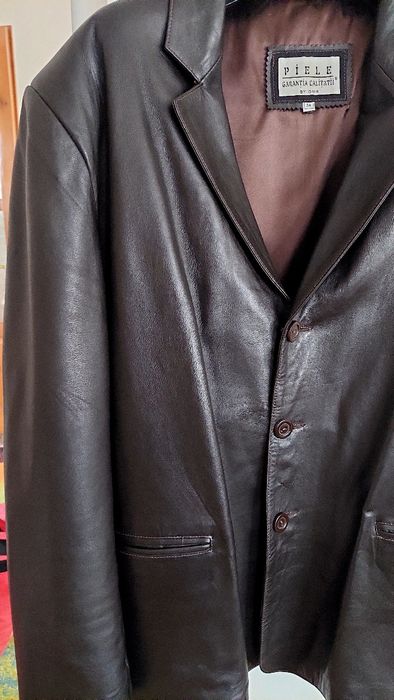 Haină de piele naturală pentru bărbați