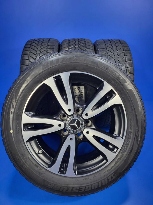 Vand jante/roti Mercedes original 5x112 R16 complet echipate m+s iarna