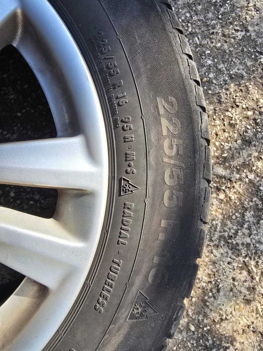 Roti iarna BMW 225 55 16  5x120  Run Flat Senzori Presiune Jante R16