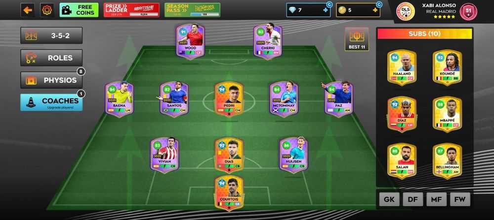 Dls akkunt  sotiladi kõk legend futbolchilar 8 ta bor