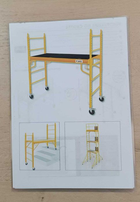 Леса, Lesa, строительные леса для установки внутри помещений