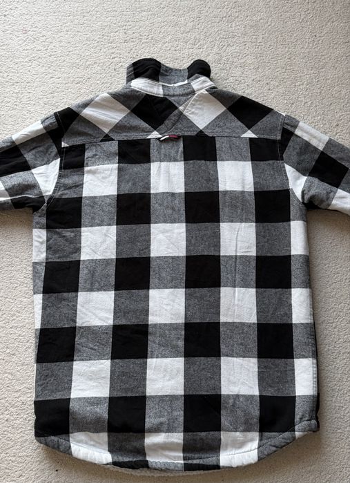 Tommy Hilfiger,geacă-cămașă îmblănită pt.bărbați,măr.M