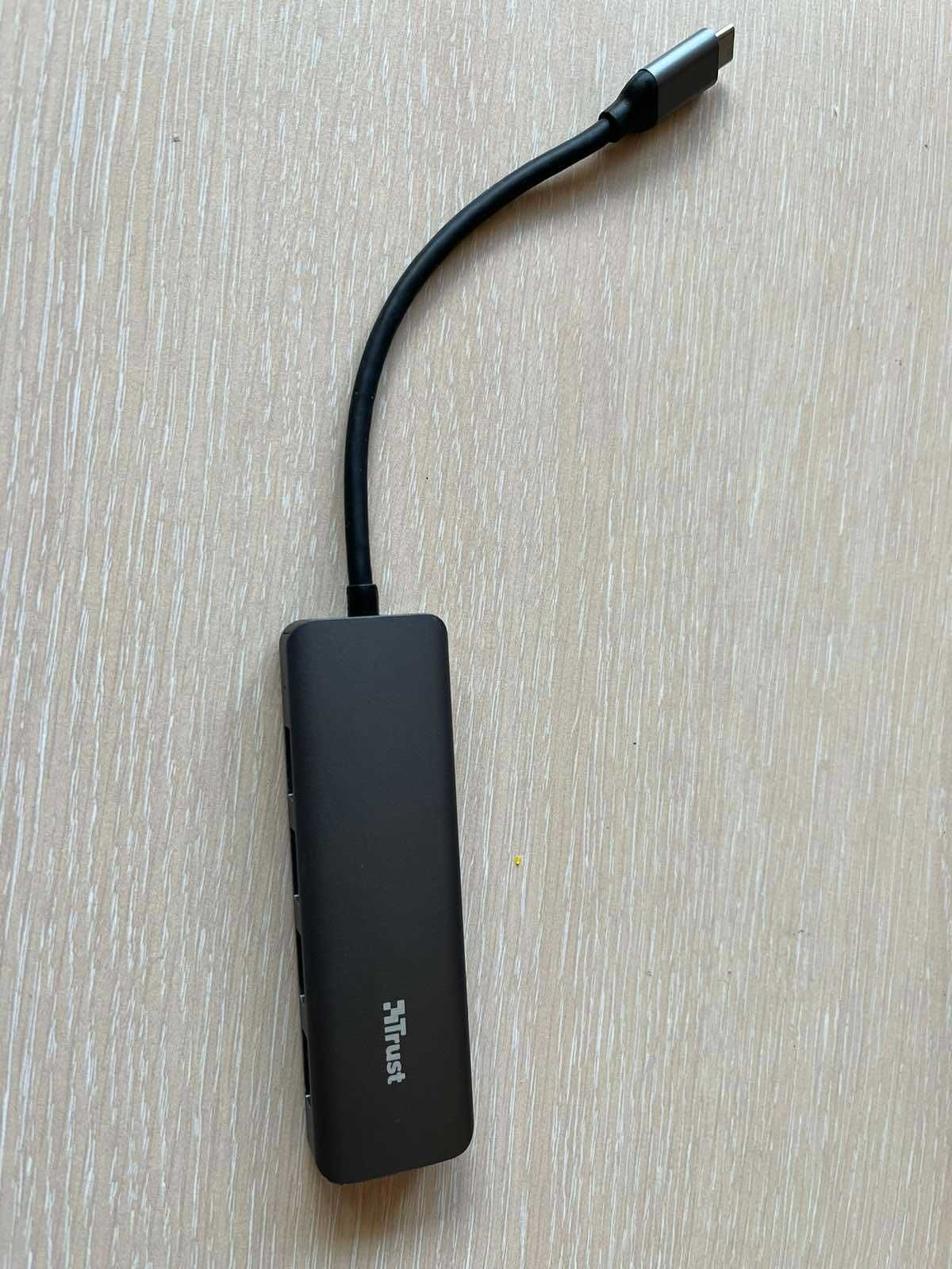 Хъбове Trust Halyx USB-C/Canyon - DS-3, 4 порта