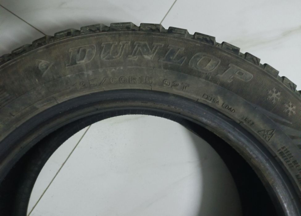 Комплект зимней резины R15 б/у с шипами