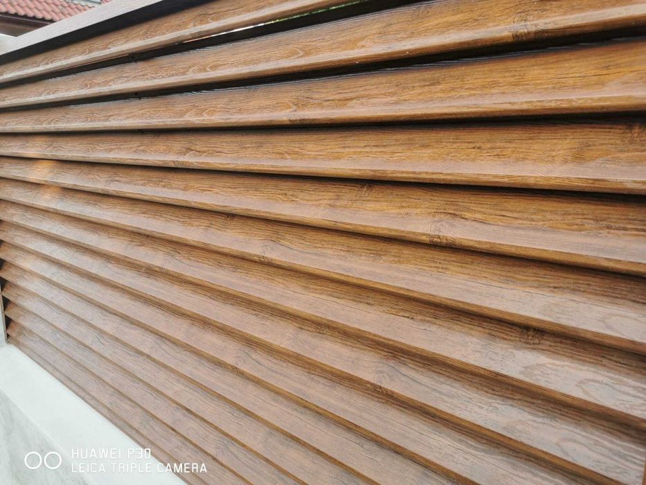 Хоризонтална ограда тип щора - пирамида