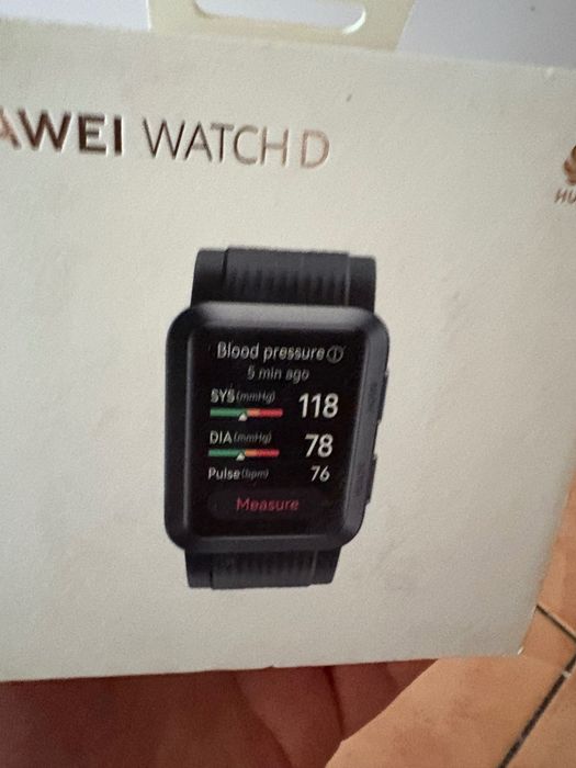 Huawei Watch D – tensiune, puls, ECG – garanție 05.2027