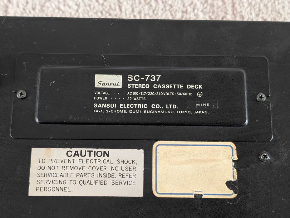 Vand Sansui SC737 de top top, stare buna, 450 lei