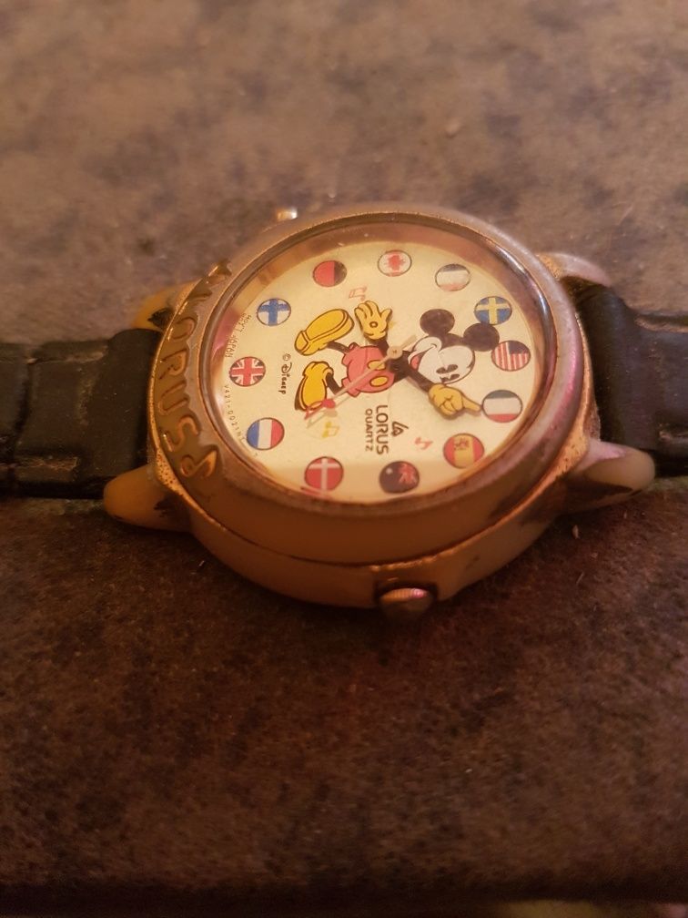 Ceas super raritate Lorus by Seiko Disney Musical Mickey Mouse