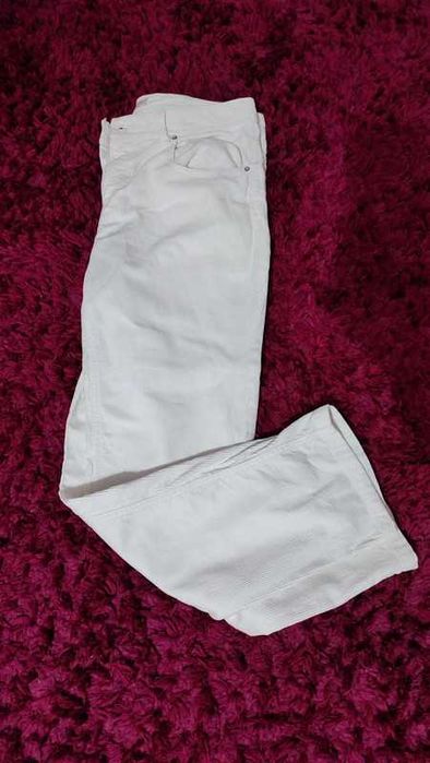 Pantaloni raiati zara basic denim