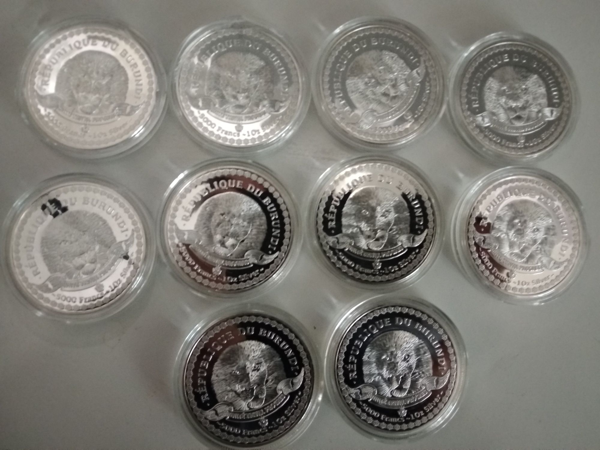 Набор монет Республики Бурунди (10шт)