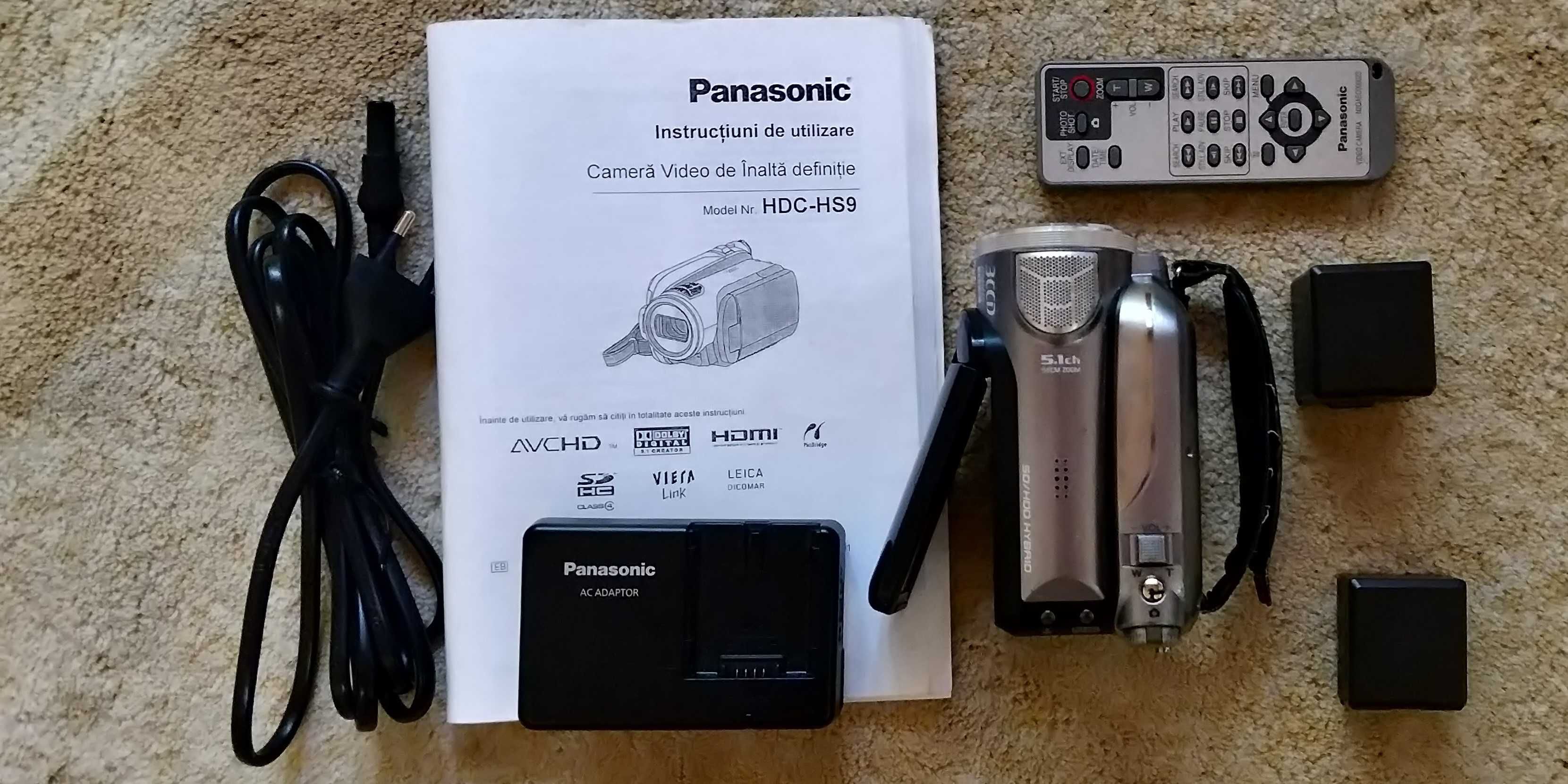 Camera video Panasonic Full Hd - Hybrid 60 Gb HDD & SD Memory Card