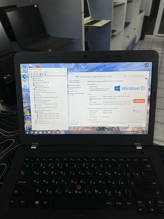 ThinkPad Core i3-6100 ОЗУ-8ГБ ССД-256ГБ емкотсь 85% в отличном состоян